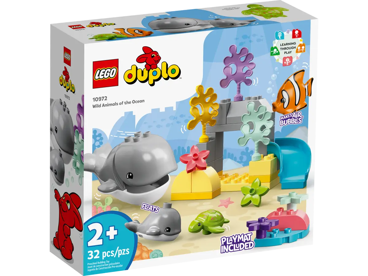 トリプルビー　 2箱セット 10972 LEGO® DUPLO® - Wild Animals of the Ocean - 32 Pieces