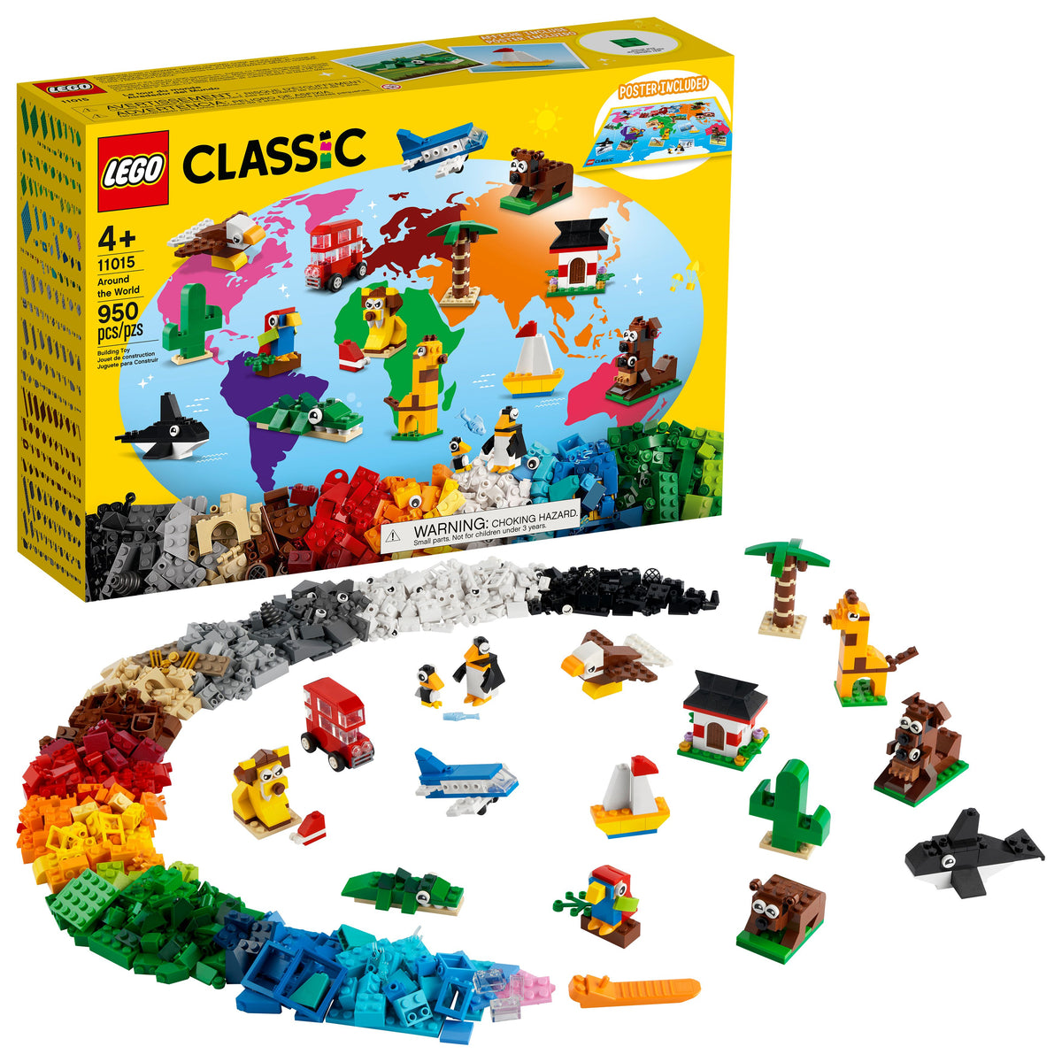 11015 LEGO® Classic - Around the World - 950 Pieces – Factory
