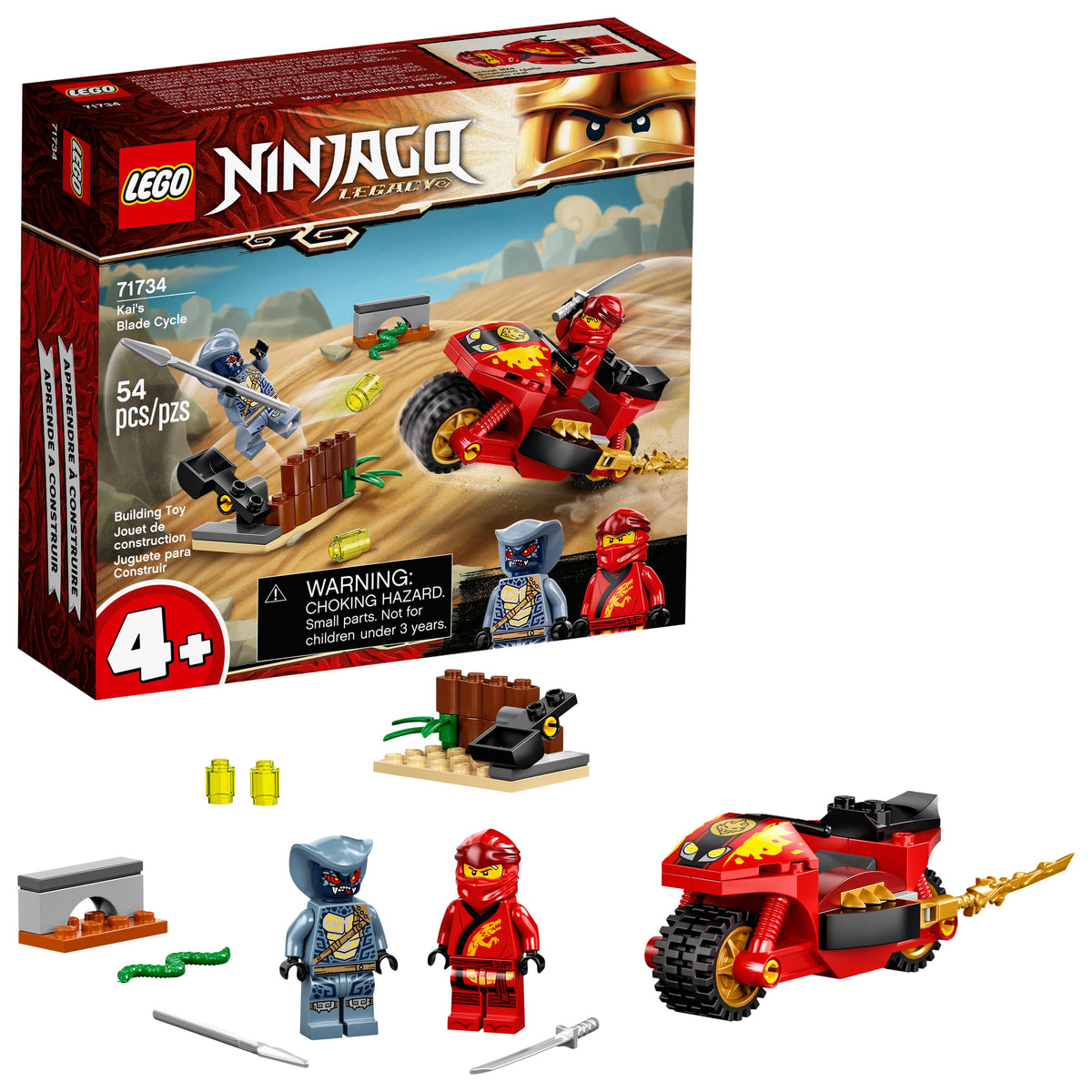 レジ 71734 LEGO® Ninjago Kai's Blade Cycle – Chachi Toys