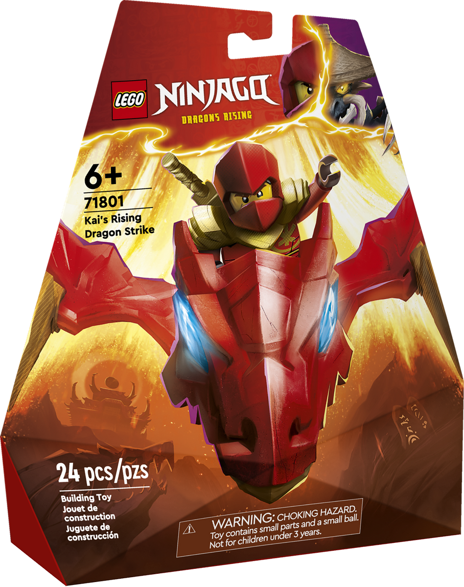 フラグメント 71801 LEGO® NINJAGO® - Kai's Rising Dragon Strike - 24 Pieces