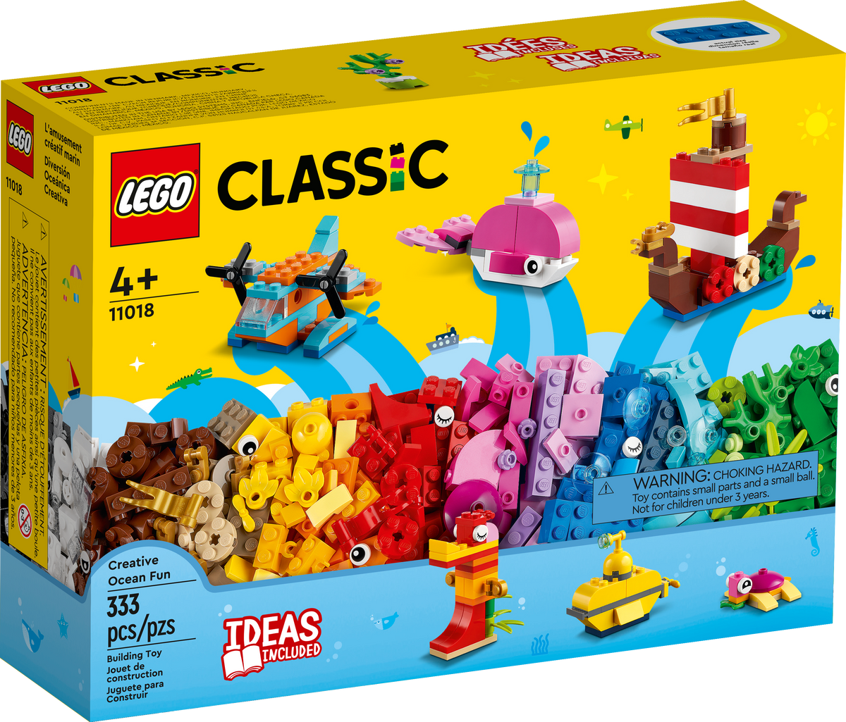 11018 LEGO® Classic - Creative Ocean Fun - 333 Pieces – Factory
