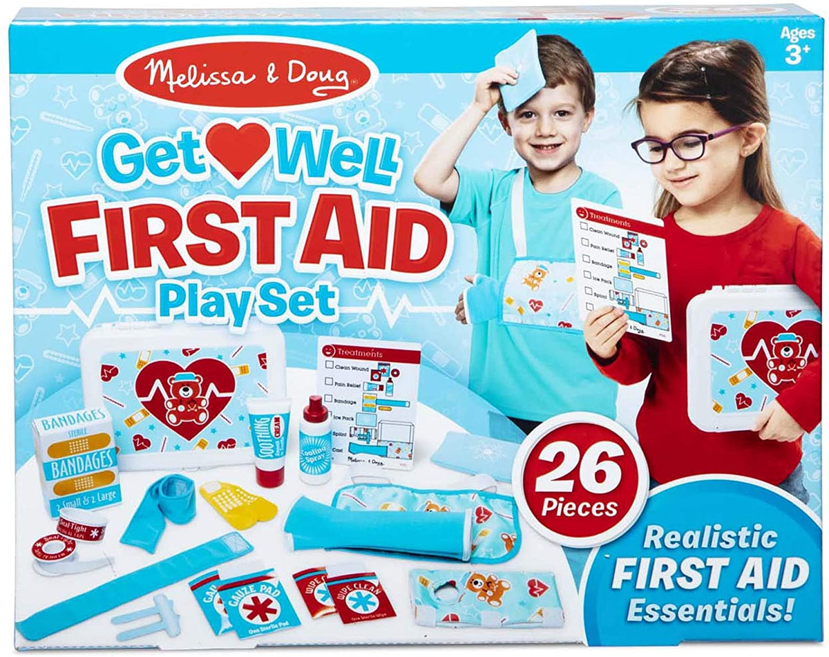 Melissa & Doug Get Well First Aid Kit Play Set – Factory Fresh Bricks