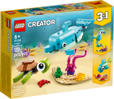 31128 LEGO® Creator 3in1 - Dolphin and Turtle - 137 Pieces