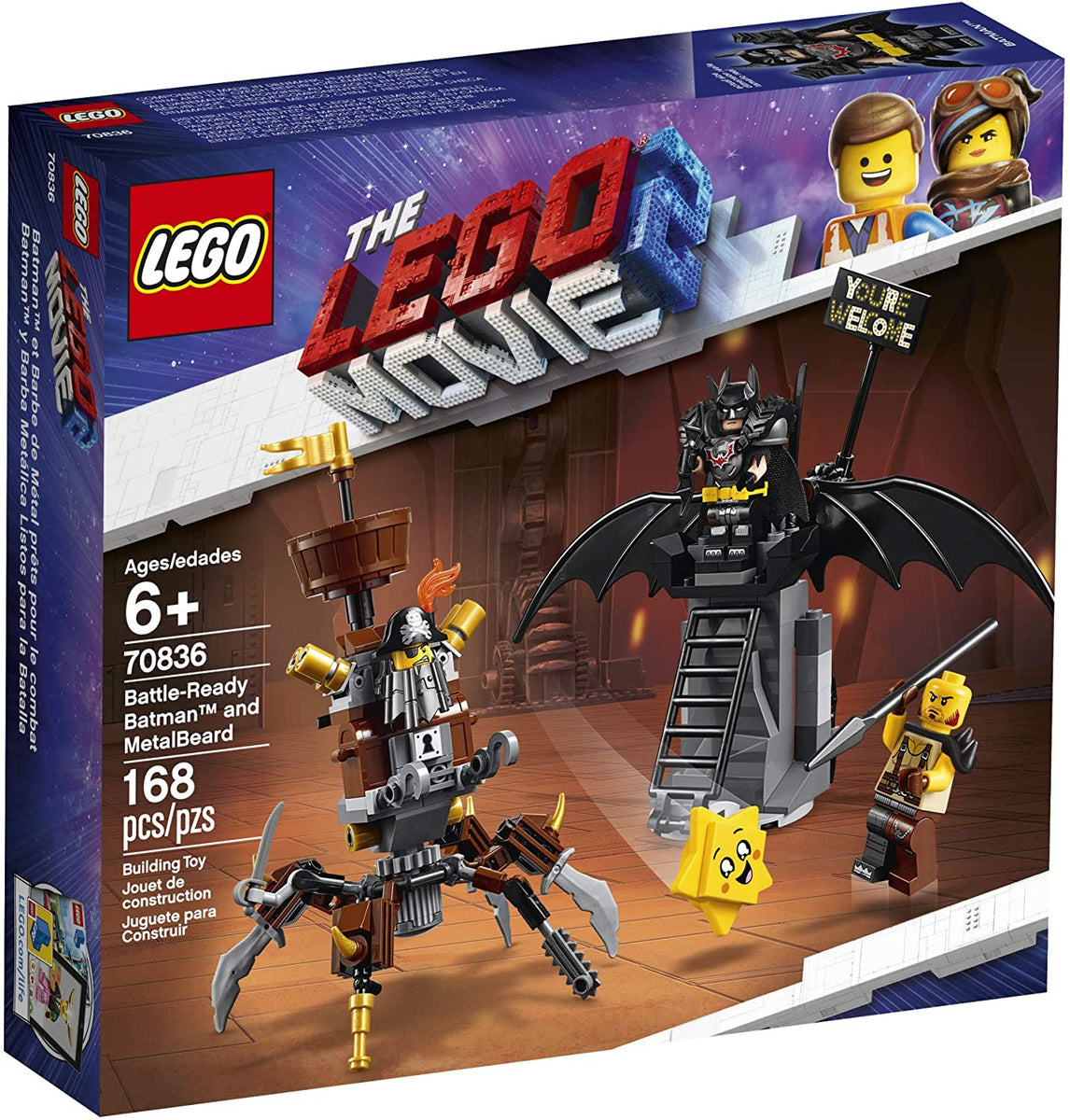 Lego MINIFIGURE Batman 70840 Battle Ready Tire Armor End of 