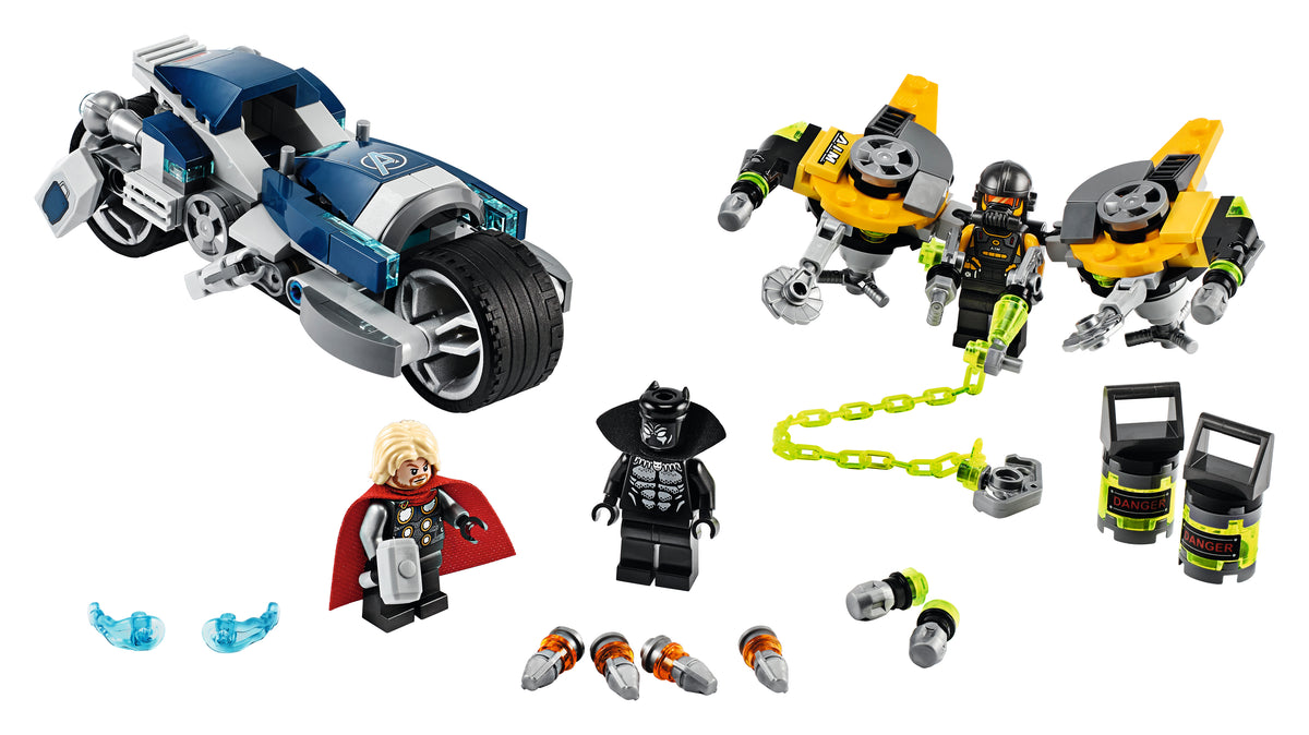 76142 LEGO® Marvel - Avengers Speeder Bike Attack - 226 Pieces