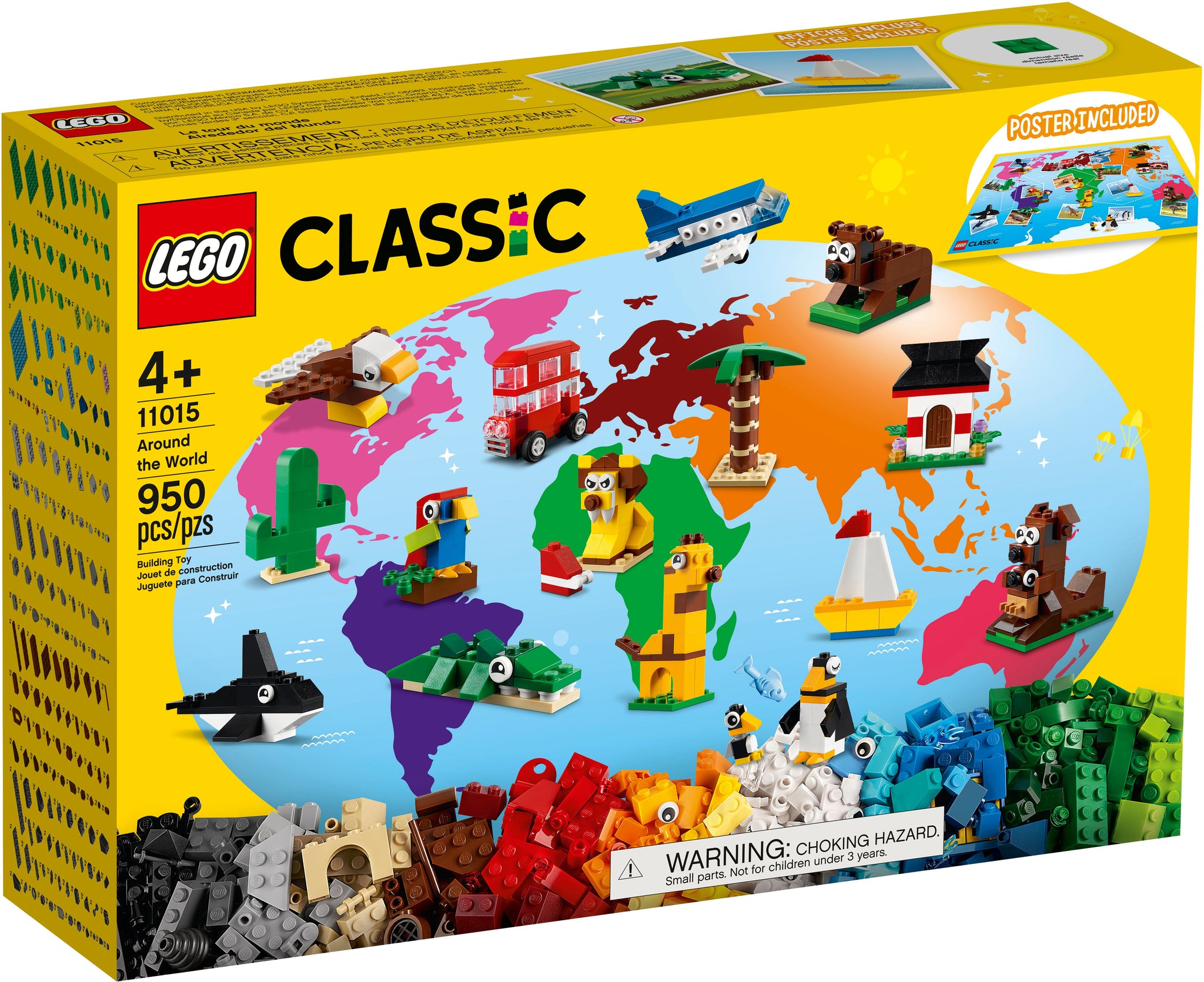 All About Classic of The World セット 11015 LEGO® Classic - Around the World - 950 Pieces – Factory