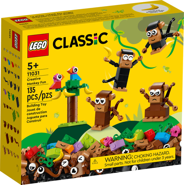 11031 LEGO® Classic - Creative Monkey Fun - 135 Pieces