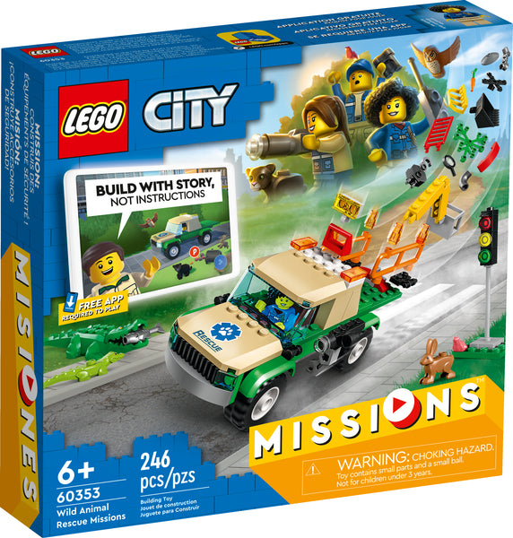 60353 LEGO® City - Wild Animal Rescue Missions - 246 Pieces