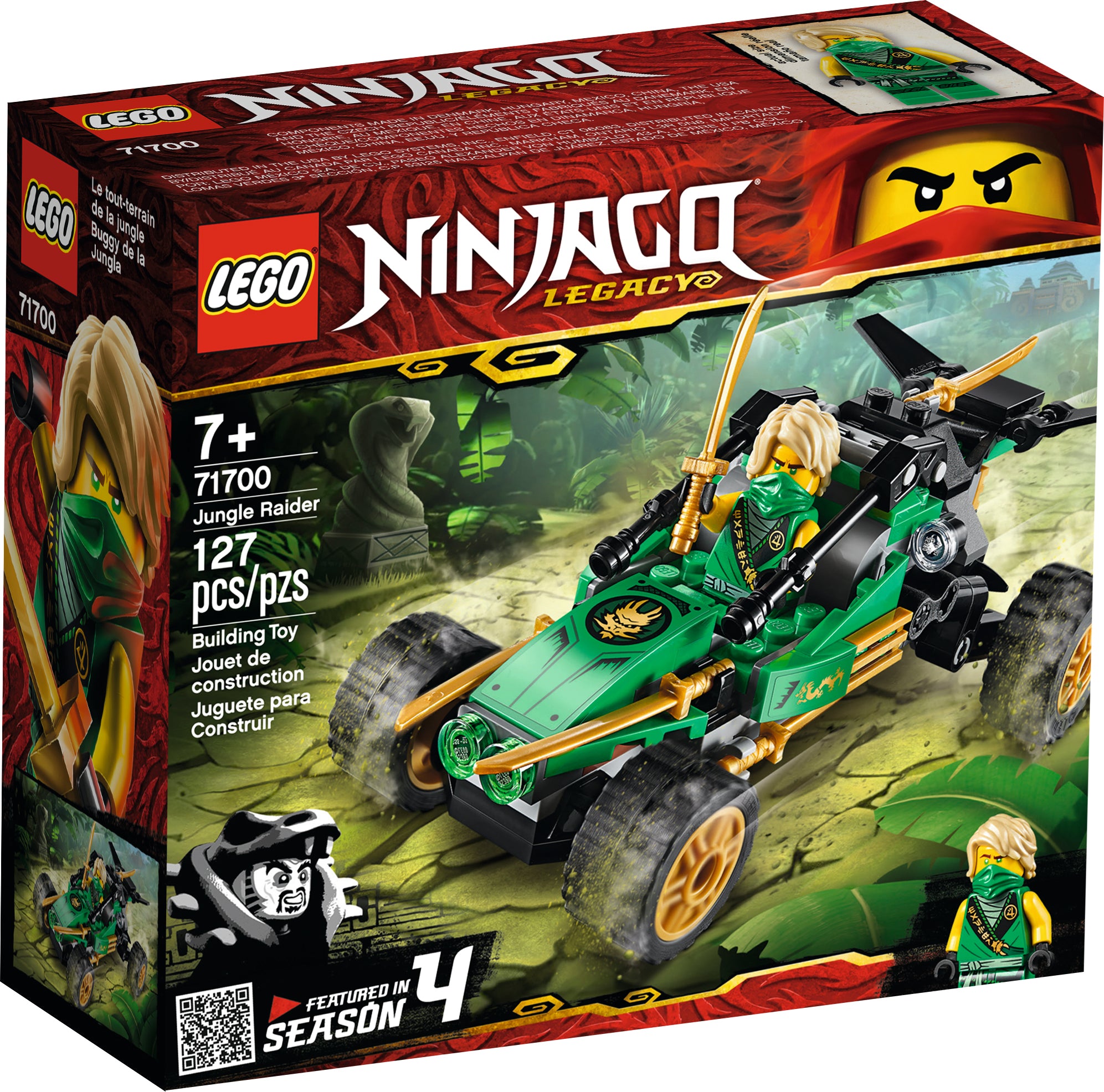 71700 LEGO® NINJAGO® - Jungle Raider - 127 Pieces – Factory Fresh