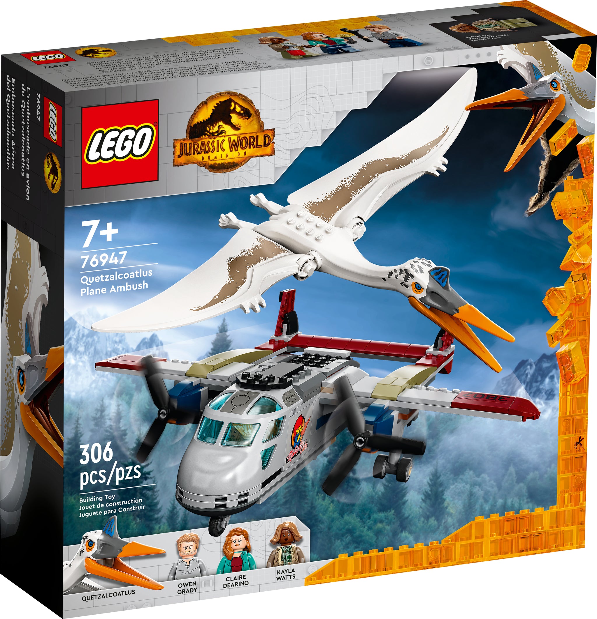 竹行李　2点セット 76947 LEGO® Jurassic World™ - Quetzalcoatlus Plane Ambush - 306