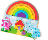 Melissa & Doug Blue's Clues & You! Wooden Rainbow Stacker Puzzle - 9 Pieces