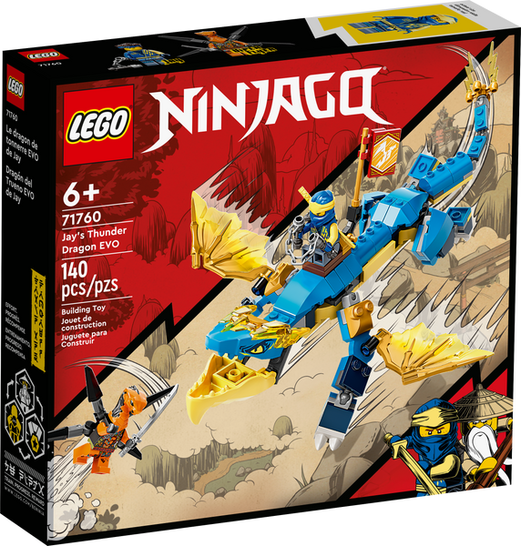 71760 LEGO® NINJAGO® - Jay's Thunder Dragon EVO - 140 Pieces 71760 LEGO® NINJAGO® - Jay's Thunder Dragon EVO - 140 Pieces